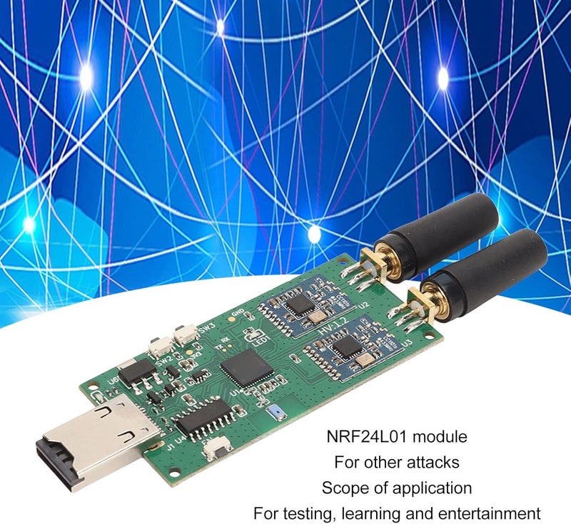 Jectse Evil Crow RF V2 2.4GHz RF Module Board Adapter with Two CC1101 Modules for Signal Receiver, Transmitter, Attack, URH Parse, Mousejacking, Range Testing - Image 3